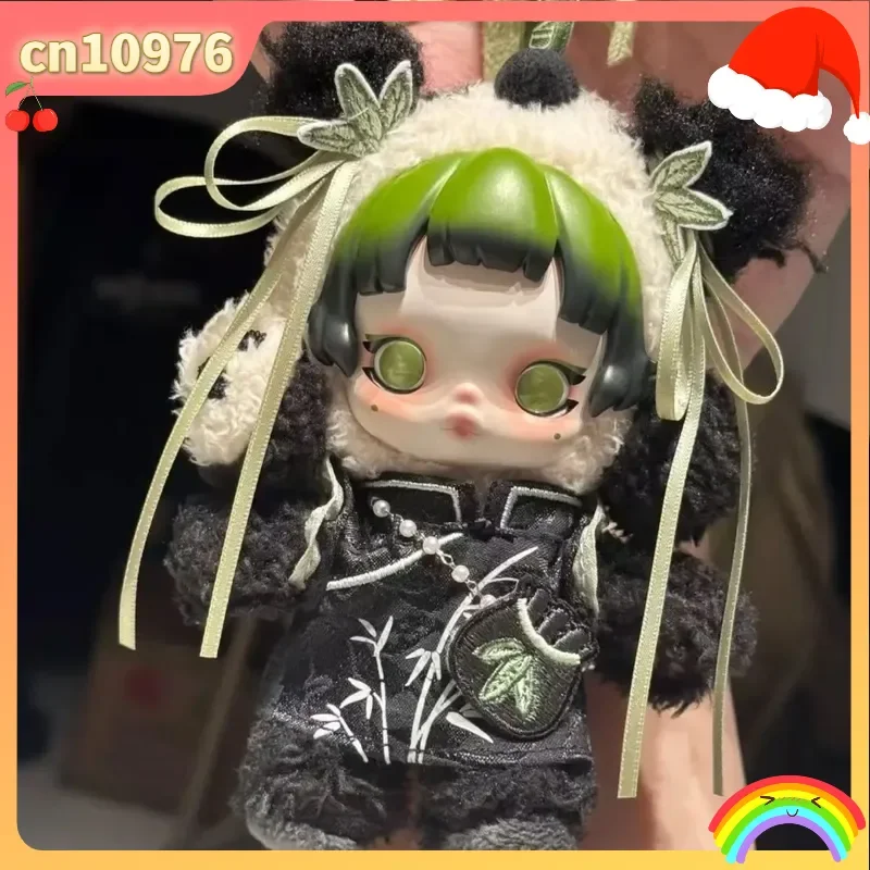 Kawaii Sp Bear Lazy Doll Costume Set Authentic New Chinese Style Skirt Included for Guangzhi Garden Ideal Christmas Gift