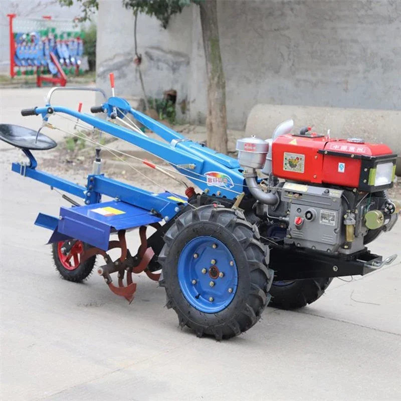 Multipurpose Walking Tractor Rotary Machine, Geração de energia Motor Diesel para venda, 15 Motor elétrico de equitação