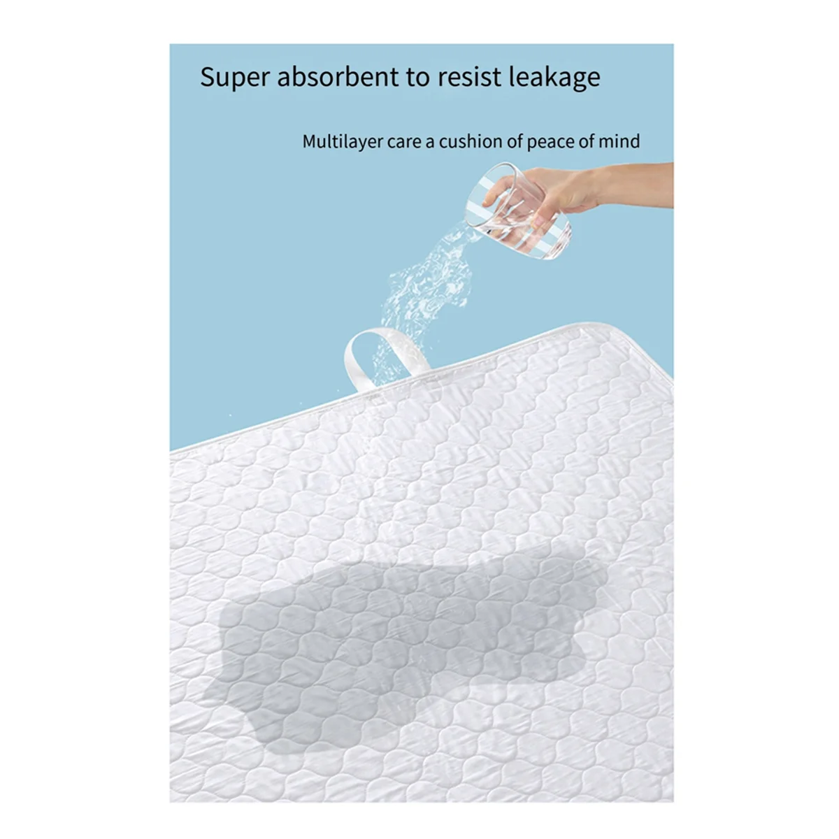 Bed Pads for Incontinence Positioning Bed Pad with Handles for Lift and Transfer Reusable Waterproof Bed Pads Washable