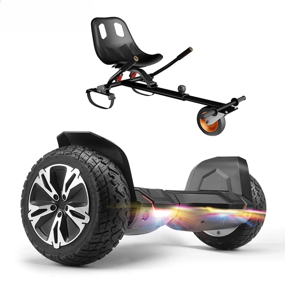 Electric Hoverkart for Kids Hoverseat 2 Wheel Self Balancing Scooter Hoverboard Hoverkart Go Karts