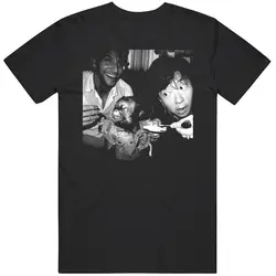 ユーモラスなTシャツ,食べ物と猿のシーン,映画ファンv2