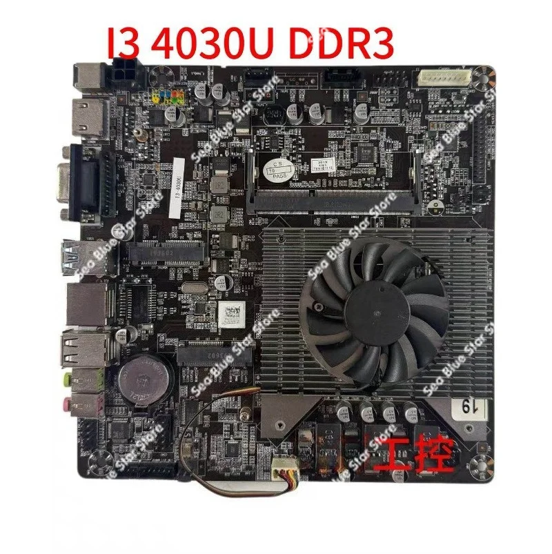 Industrial   Board ITX I3-4030U Integrated Machine Cash Register 17 * 17 DDR3 Memory, Second-hand Disassembly Main Board