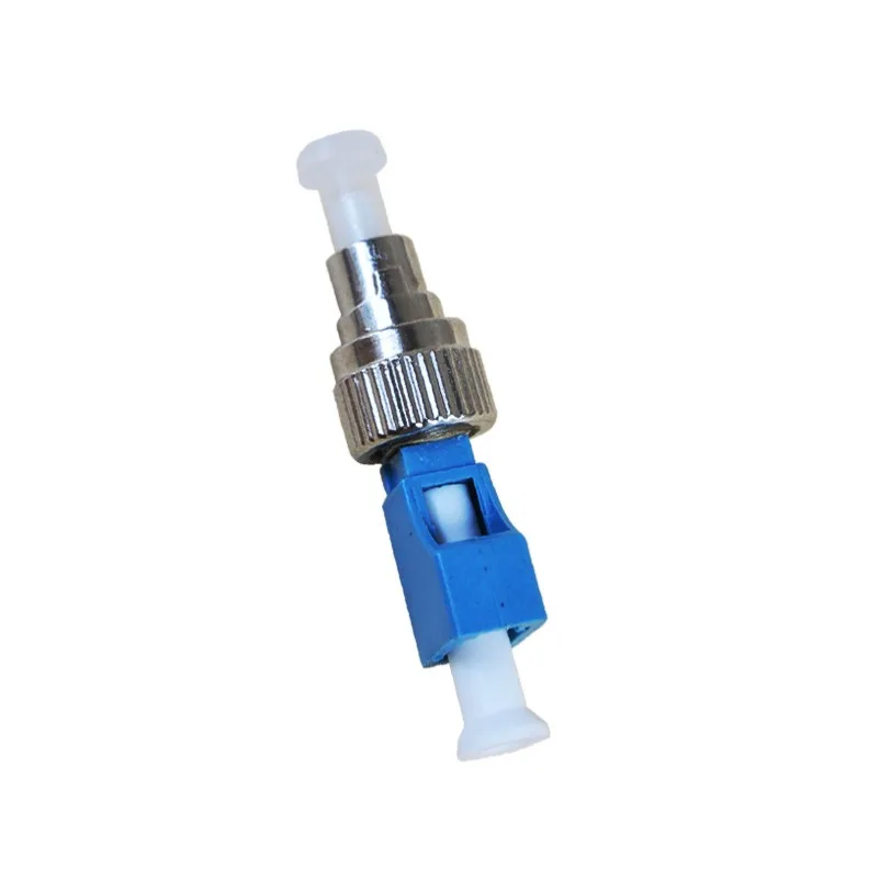 LC optical power meter adapter FC to LC round head to small square head converter flange red light pen single mode adapter