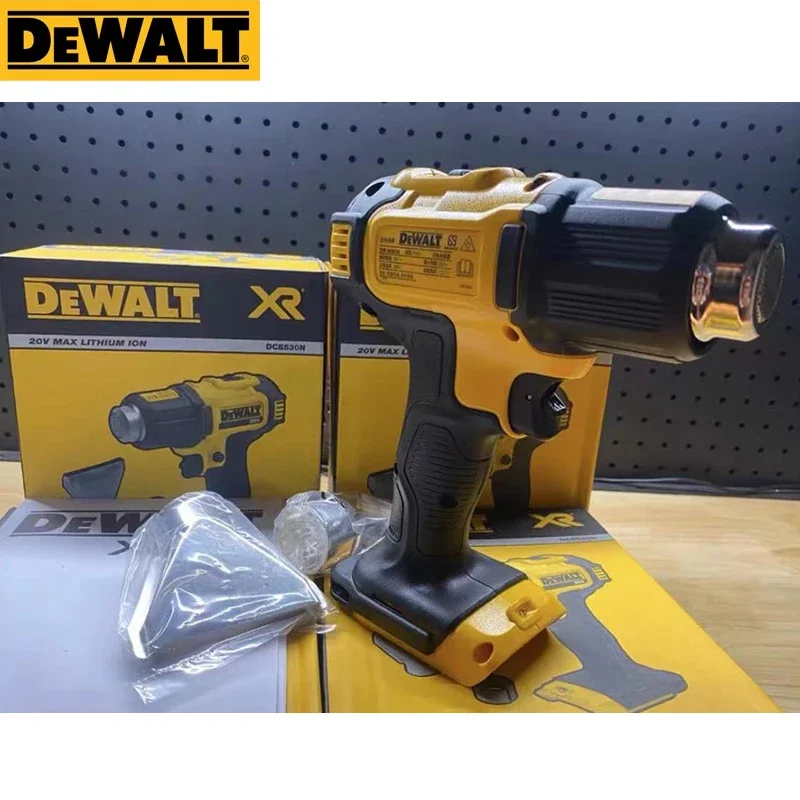 Dewalt DCE530N 20V Cordless Heat Gun High Power Welding Thermal Blower Heat Shrink Wrapping Tool Hot Air Gun Power Tool DCE530