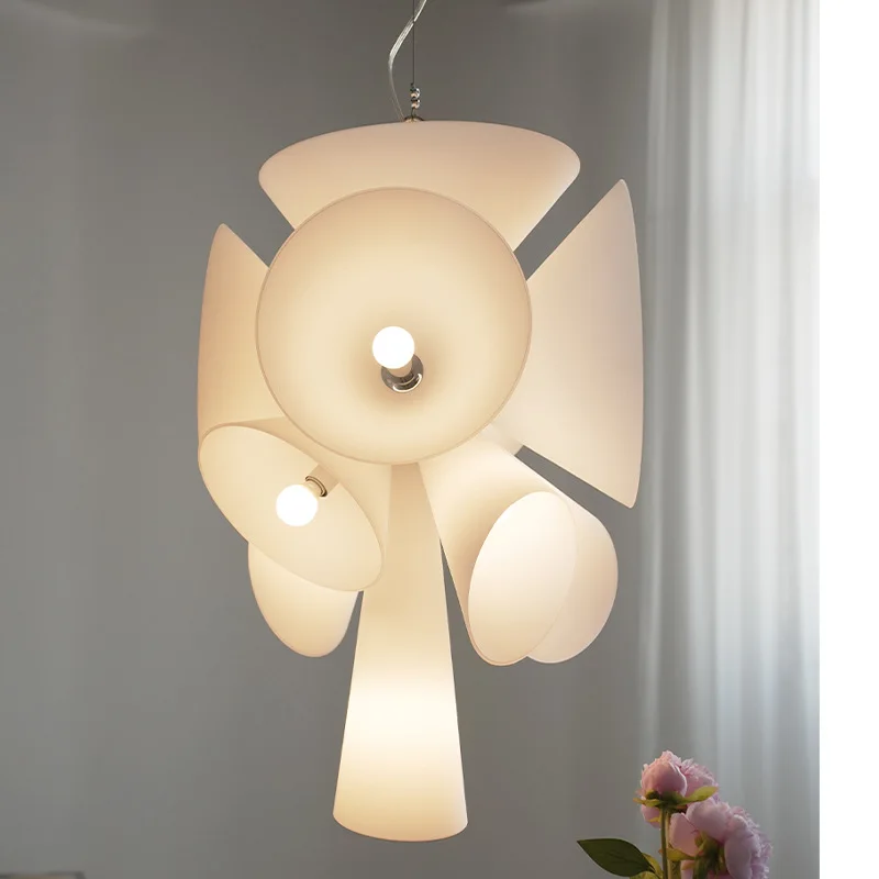 

Trumpet chandelier French Scandinavian designer living room dining room stairs villa retro