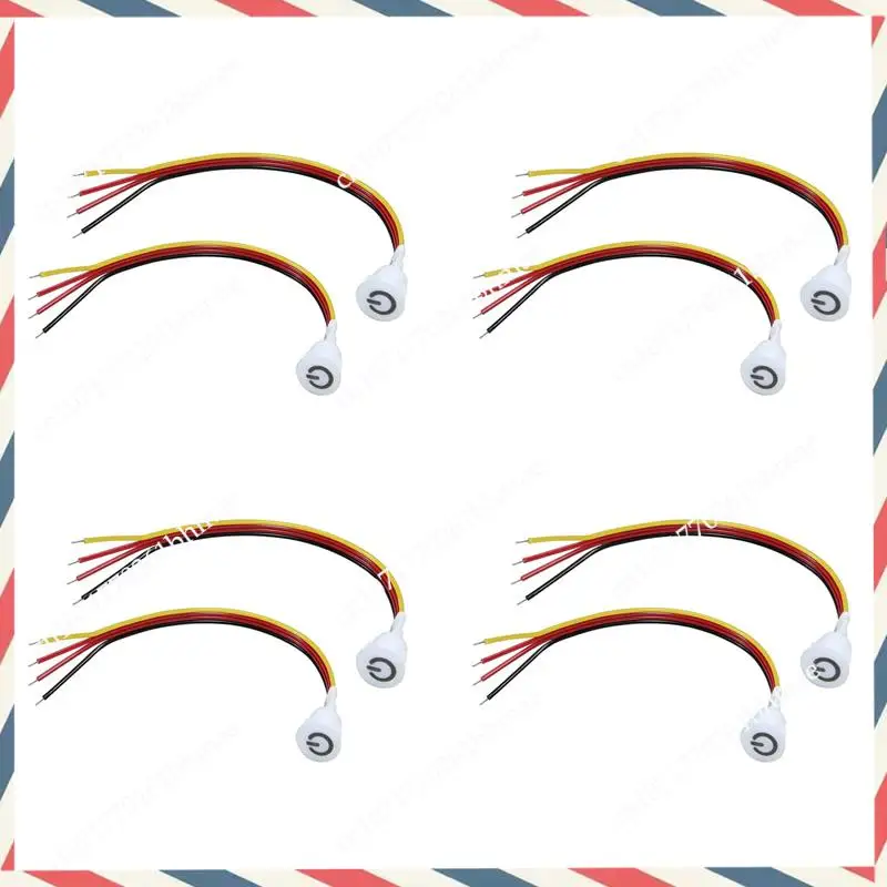 

-A21Z 8 шт. сенсорный диммер DC3,7 В 5 В 12 В бесступенчатый датчик диммера для светодиодного освещения, фургона, шкафа, гардероба и полосы