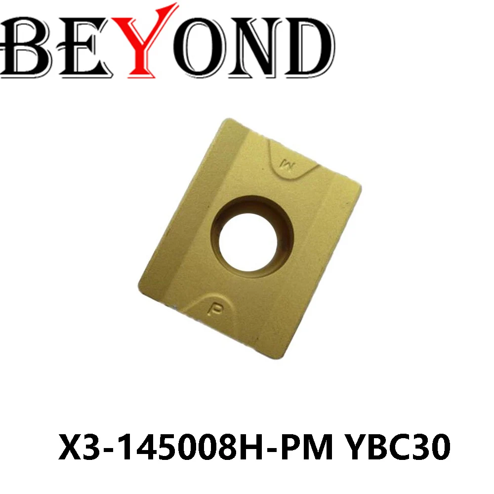 

100% Original X3-145008H-PM YBC301 CNC Cutter Carbide Inserts Turning Tools Machine Lathe X3 145008H PM Metal Processing Steel