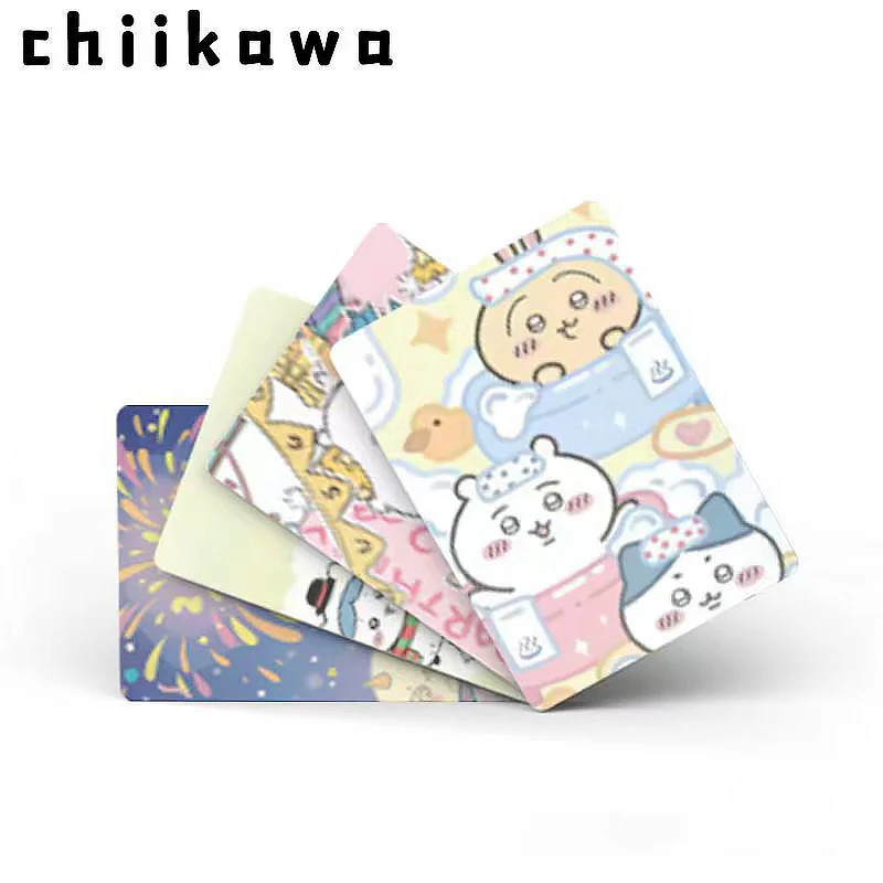 Chiikawa Jiikawa Laser Photo Card Box 50 Pieces 1 Box Animation Two-dimensional Polaroid LOMO Card Collection Decoration Gift