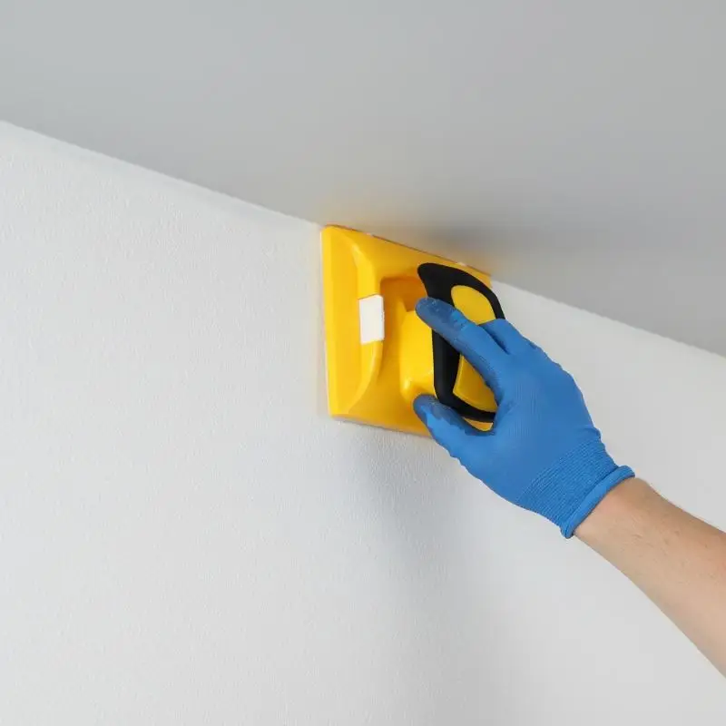 Yellow Latex Paint Edger Brush Multifunctional Wall Ceiling Corner Painting Brush Color Separator Trimmer Tool With Handle