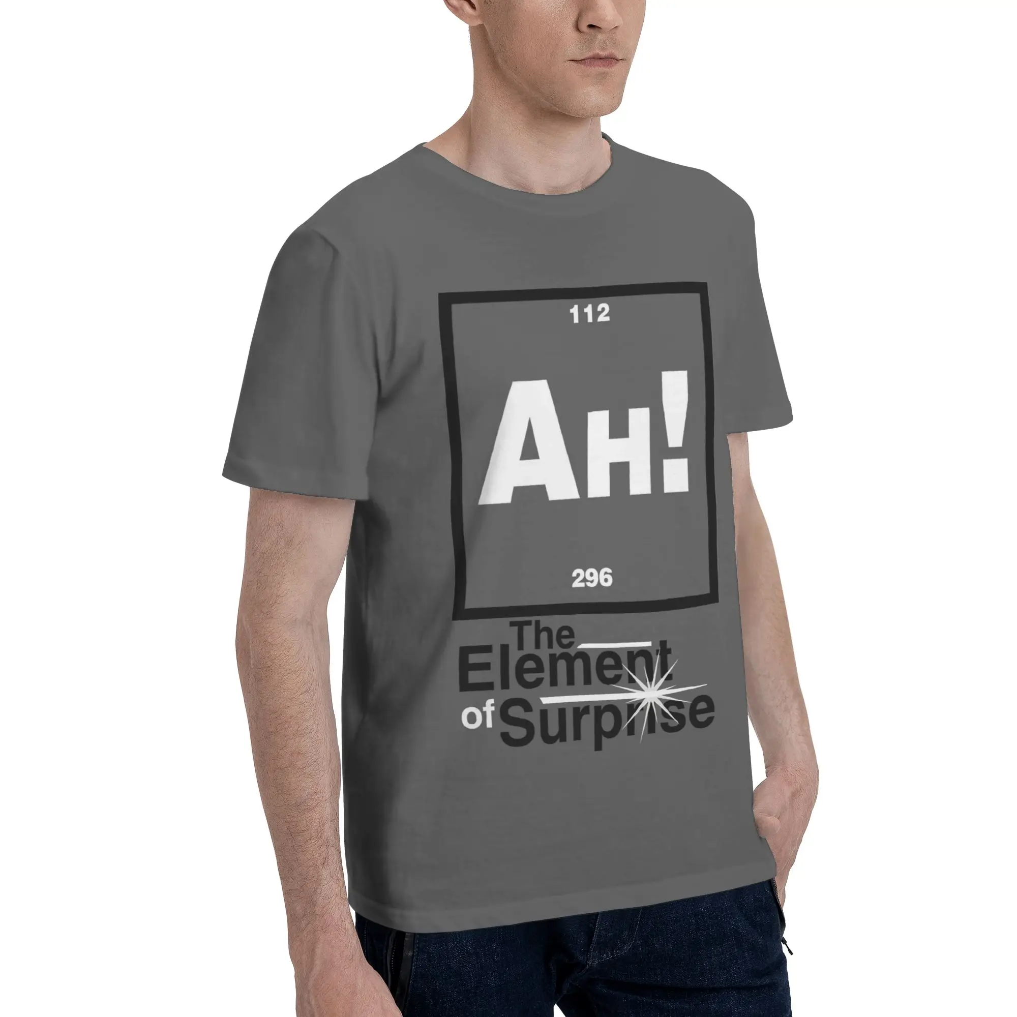 Ah! The Element Of Surprise  Tee Shirt for Men Women Fashion T Shirts  100% Cotton Clothes