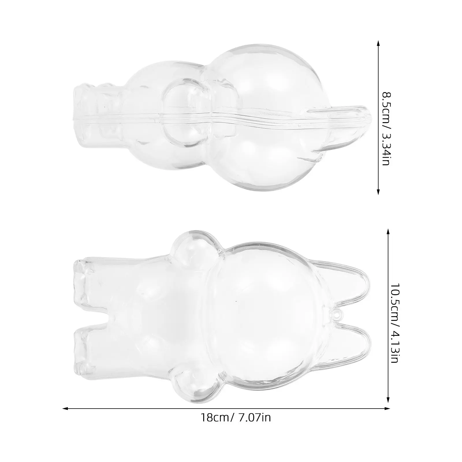 Acrylic Clear Display Case Protective Cover Transparent Storage Box for Collectibles Home Decor Display Shelves Desk Tabletops