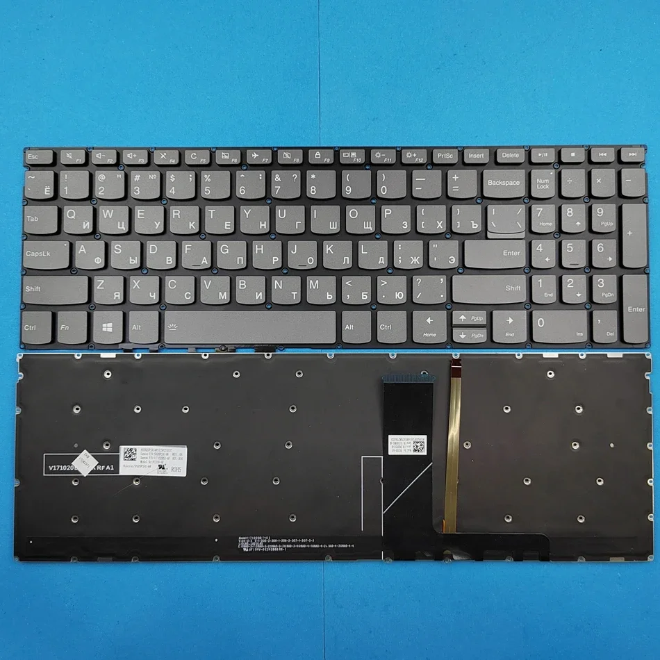 Russian Backlit Keyboard For Lenovo Yoga C740-15IML C740-15 S740-15IRH S740-15 V740-15 V340-15 thinkbook 15IIL E5-IML PC5SB-RU