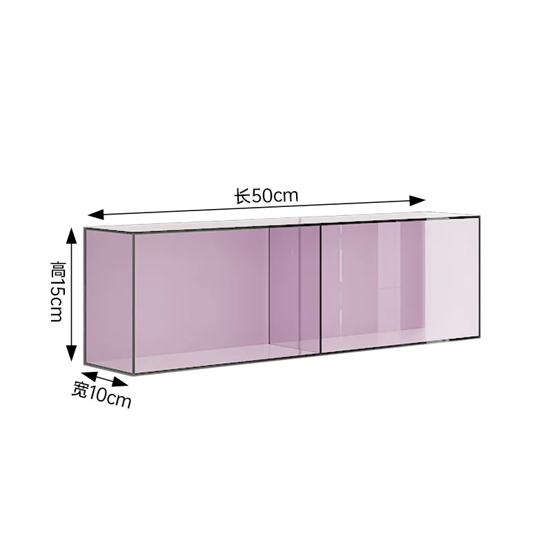Light luxury multi-layer bathroom, wall rack, baffle bathroom storage rack, laminate narrow cabinet