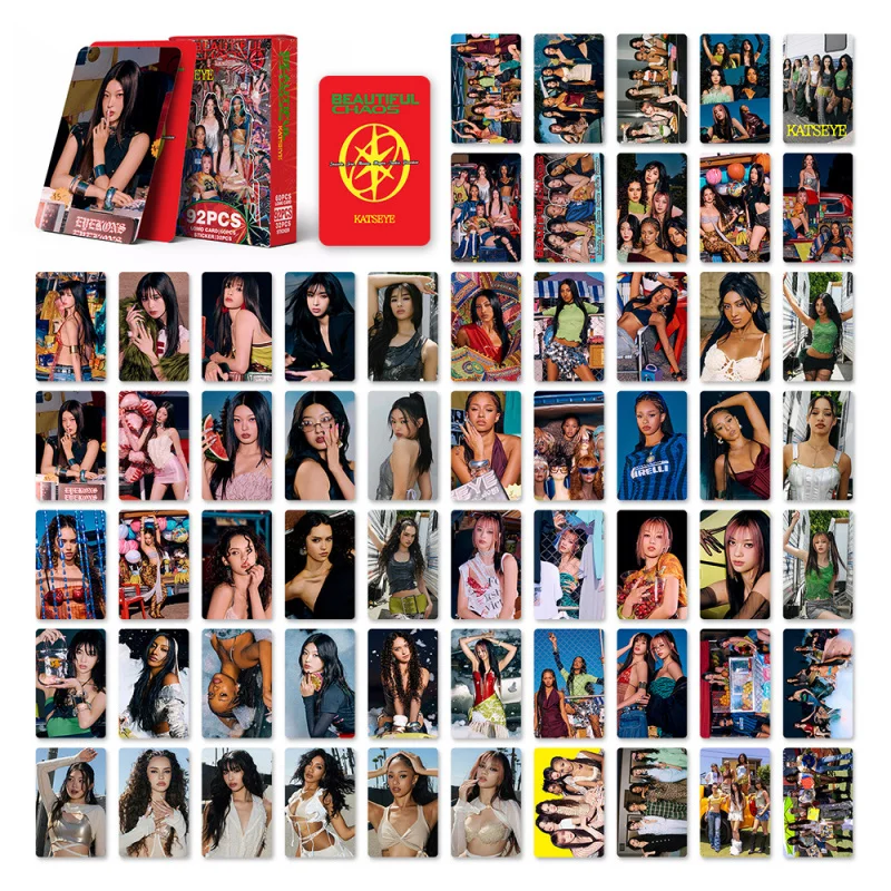 

92A multinational girl groupKATSEYEReturnBEAUTIFULCHAOSSupport photo card stickerLOMO