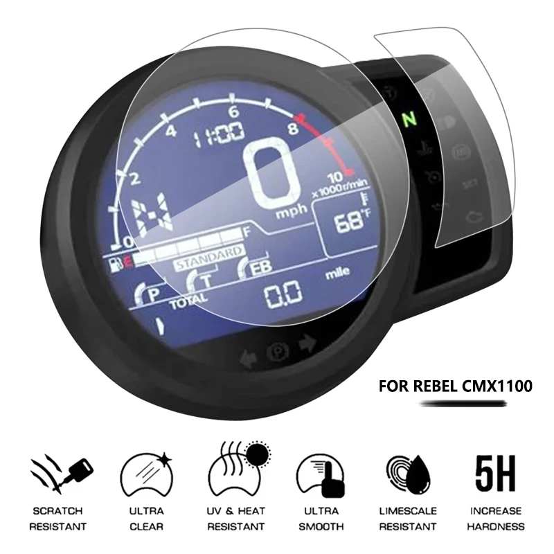 For Honda Rebel CMX 1100 CMX1100 2021 2022 2023 Motorcycle Accessories Speedometer Scratch Cluster Screen Film Protector