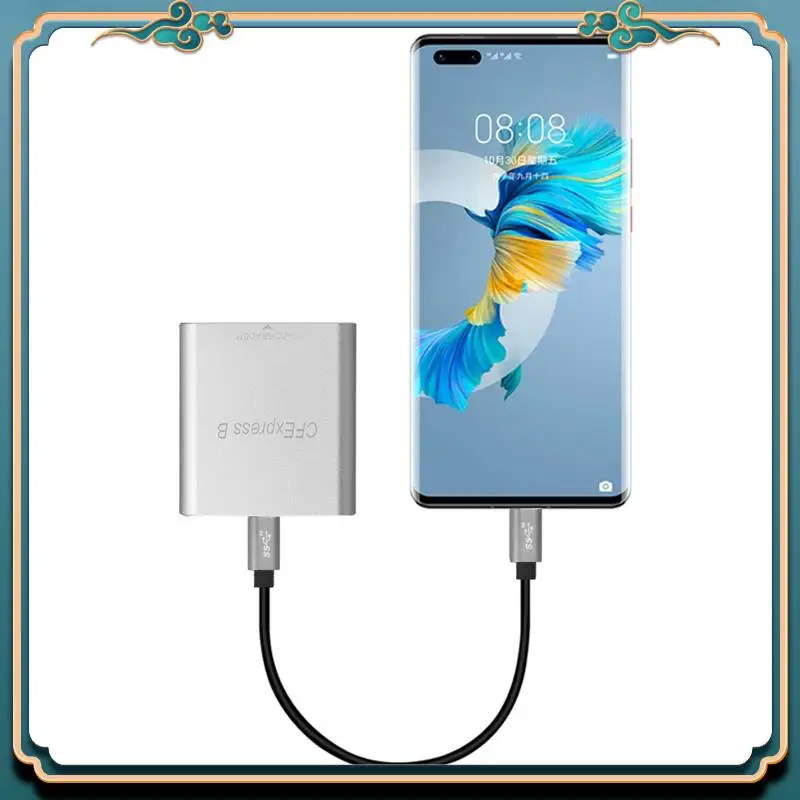 (Новинка)-Cfexpress Card Reader Портативный USB 3.1 Gen 2 10 Гбит/с CFE B Карта памяти без привода Type C Устройство чтения данных для ноутбука Прочный
