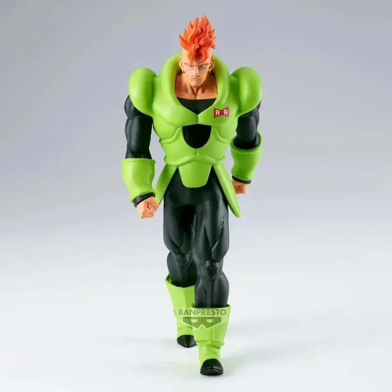 Bandai Originele Banpresto Anime Dragon Ball Z SOLID EDGE Werkt Android 16 PVC Action Figure Collectable Model Speelgoed Geschenken