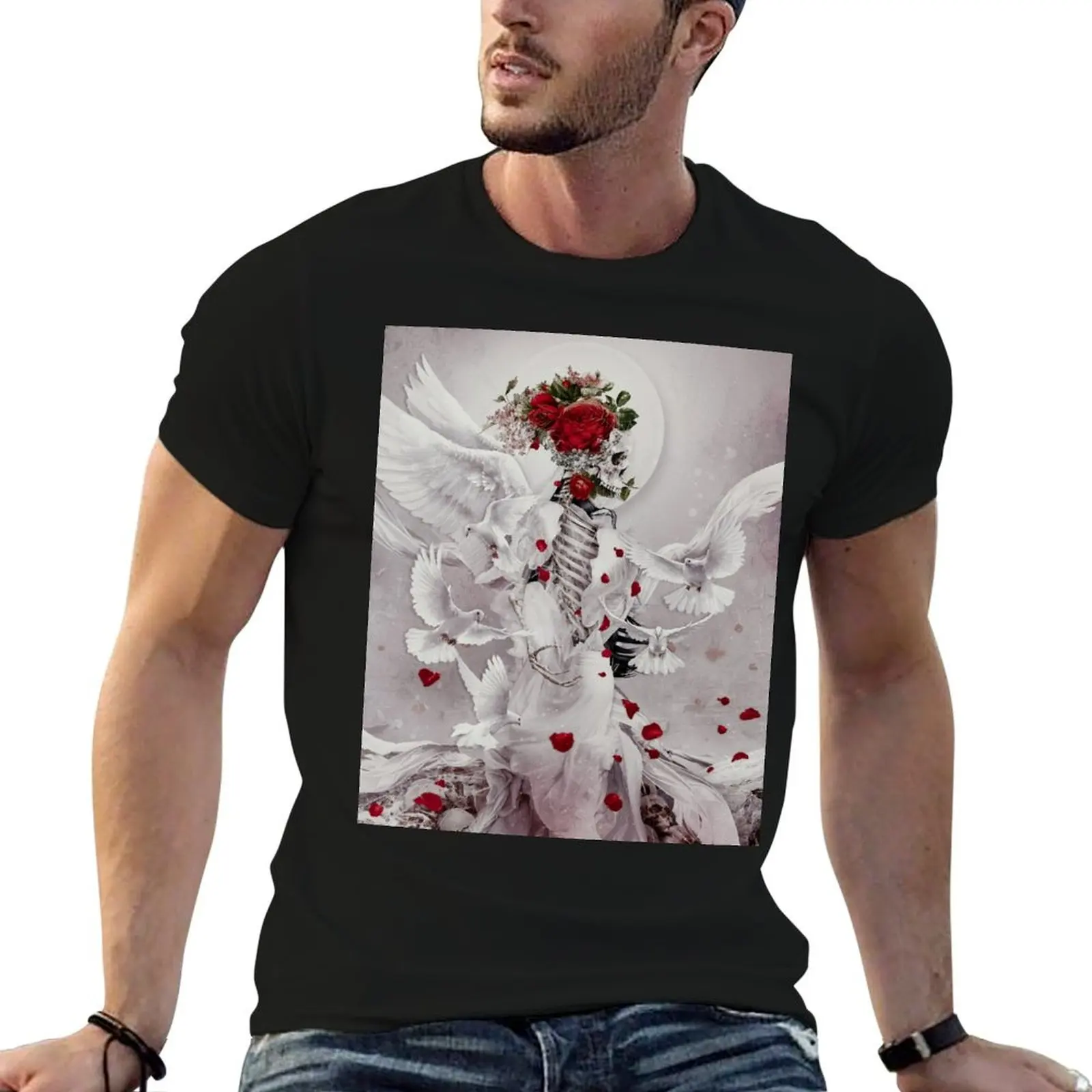 

Skeleton Bride T-Shirt designer shirts street wear sports fans shirts men