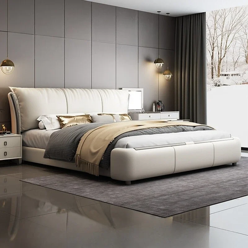 Headboard Frames and Bed Bases Princess Bed Home Bedroom Furniture Set Bedframe King Size Bed 180x200 cm Single Bed Double Bed