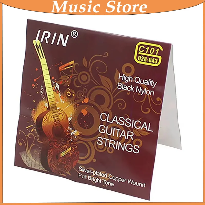 IRIN 6 Pcs Classic Guitar Strings Nylon Guitar Strings Classic Guitar Rope Guitar  Instrument Accessories