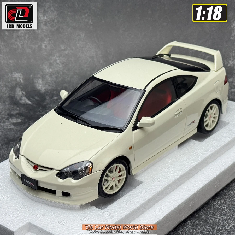 Model samochodu LCD 1:18 INTEGRA DC5 TYPE-R do kolekcji, statyczny model wystawowy, wykonany z metalu.
