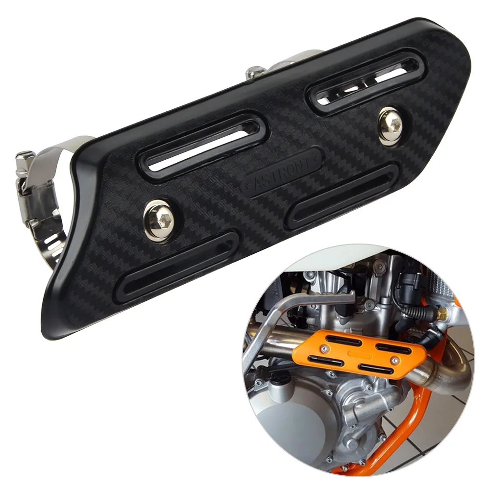 25–51 mm Auspuff-Hitzeschutzschild für KTM Honda Yamaha Suzuki Husq Beta RR CR CRF YZF RMZ RM EXC SX KXF WRF DRZ