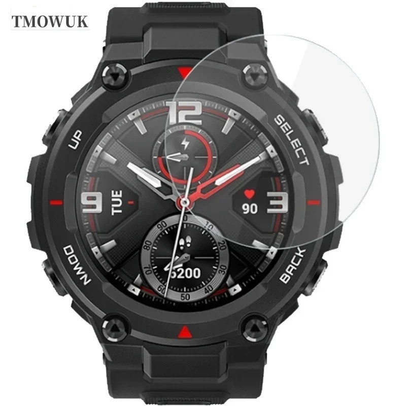 ل Amazfit GTR 42 47mm T Rex 2 3 T-Rex Pro T-Rex 3 Ultra واقي شاشة من الزجاج المقوى مع معدل HD مضاد للخدش 9H
