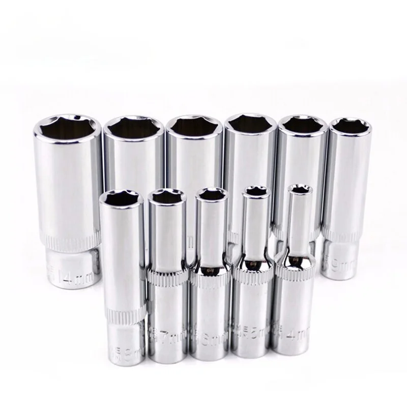 Conjunto de Cabeças de Ferramentas com Soquetes Longos Chave de Torque Catraca Adaptador Alta Qualidade 414 mm 1pc