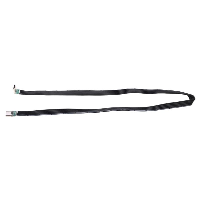 كابل شحن سريع من النوع C ذكر إلى أنثى يدعم 2A كابل طاقة ينحني رأس مستقيم 20 واط قوي 480 ميجابت في الثانية دروبشيب