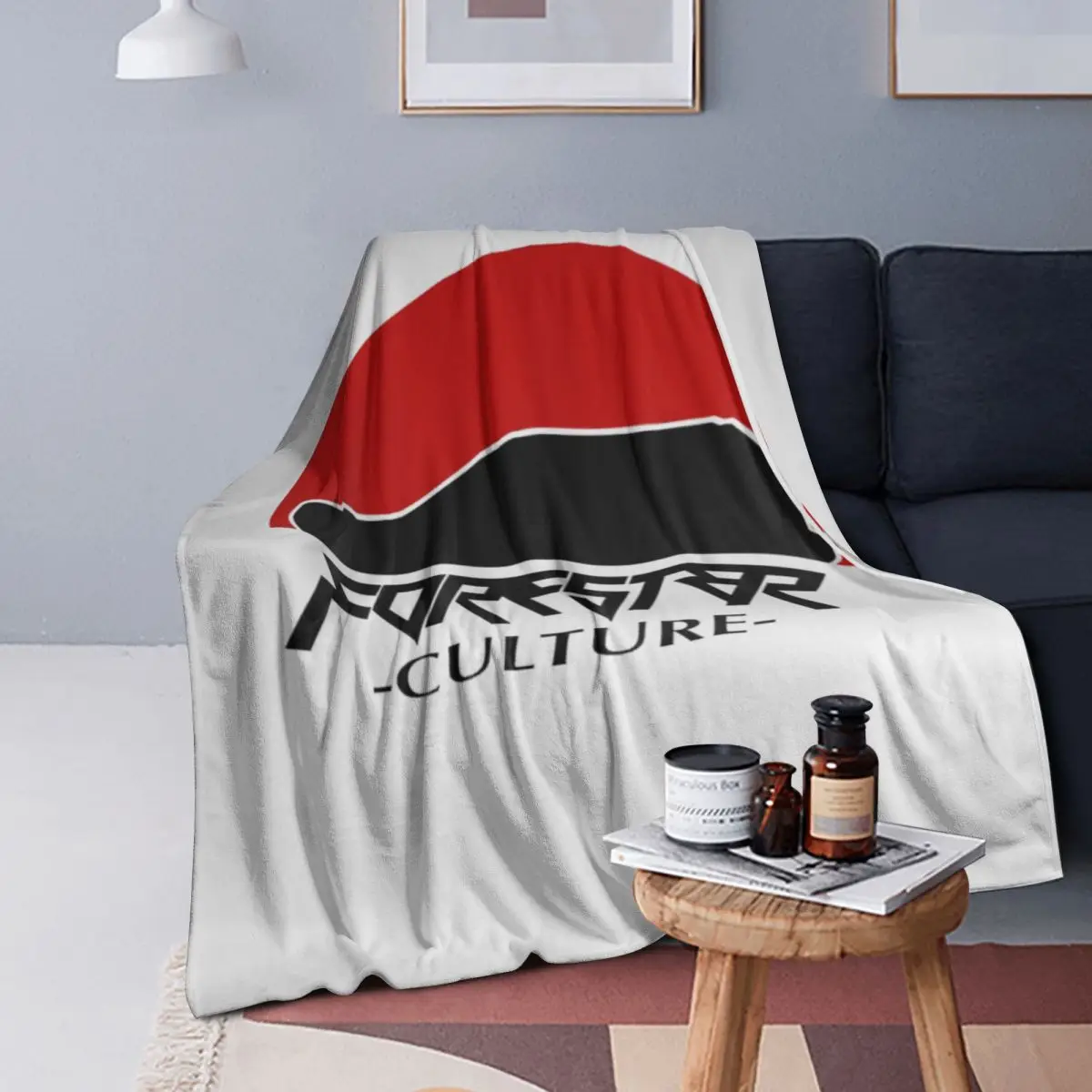 

Forester Culture Blanket Soft Warm Flannel Throw Blanket Bedding for Bed Living room Picnic Travel Home Couch