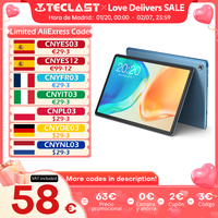 Teclast M40 Plus tablet, 10.1 inch, Android 12 OS, 8GB RAM, ROM 128GB, 1920x1200, MT8183 CPU, 8 core, Mali G72 GPU, 7000mAh, support Parental Control, GPS, type C, miniature SD card slot