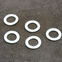 Pastilla de freno de fieltro de rueda giratoria de lana, placa de fricción de tableta de alivio de fuerza, accesorios de reacondicionamiento de carrete de Baitcasting, 2 uds.