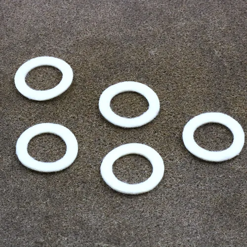 Imagen 1 del producto Pastilla de freno de fieltro de rueda giratoria de lana, placa de fricción de tableta de alivio de fuerza, accesorios de reacondicionamiento de carrete de Baitcasting, 2 uds.