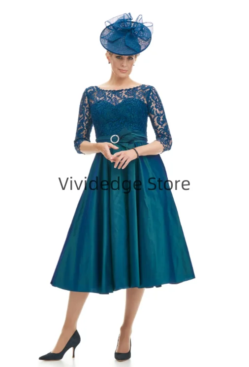 Customized Elegant Classic Mother of the Bride Gowns Lace A-Line Dresses Wedding Celebration 2025 vestido de festa de casamento