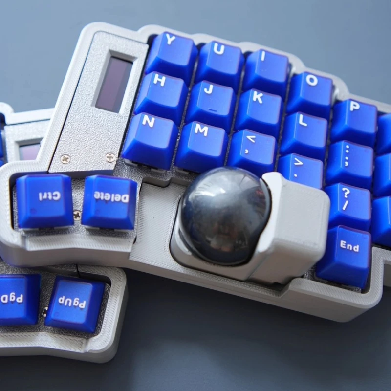 Keyball44 Bluetooth Split Keyboard Kit Customized Hot Swap Trackball Split Ergonomic Keyboard Dual Mode Left Right Hand Keyboard