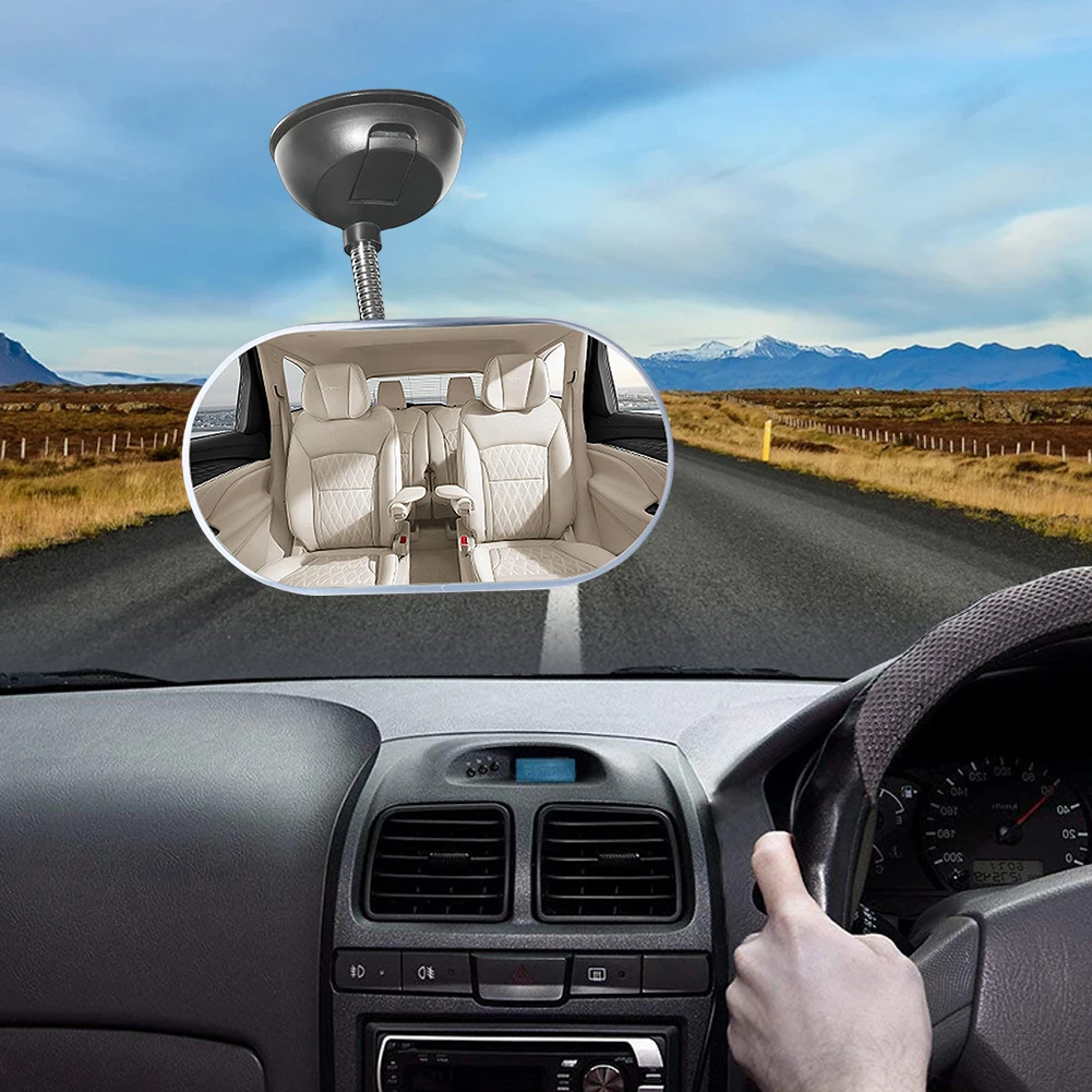 

Baby Rear Convex Mirror Suction 360 Degrees Rotatable Car Baby Kids Monitor Adjustable Mini Safety Child Baby Convex View Mirror