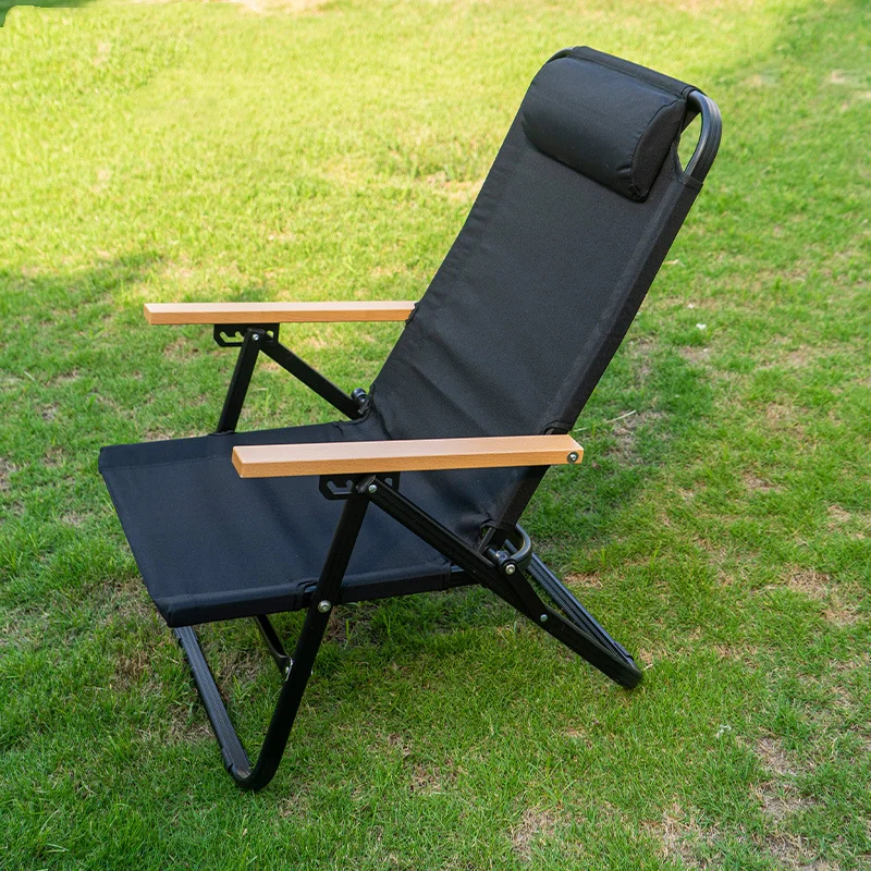 Silla plegable ultraligera para viaje, asiento con respaldo ajustable de alta carga al aire libre para acampar, playa, senderismo, Picnic y pesca,