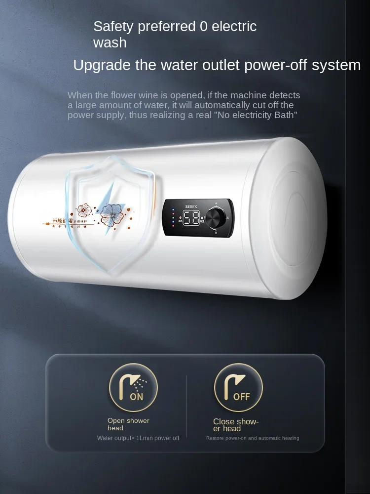 220V Compact Electric Water Heater for Bathroom, Perfect for Small Rental Spaces, Efficient and Energy-Saving