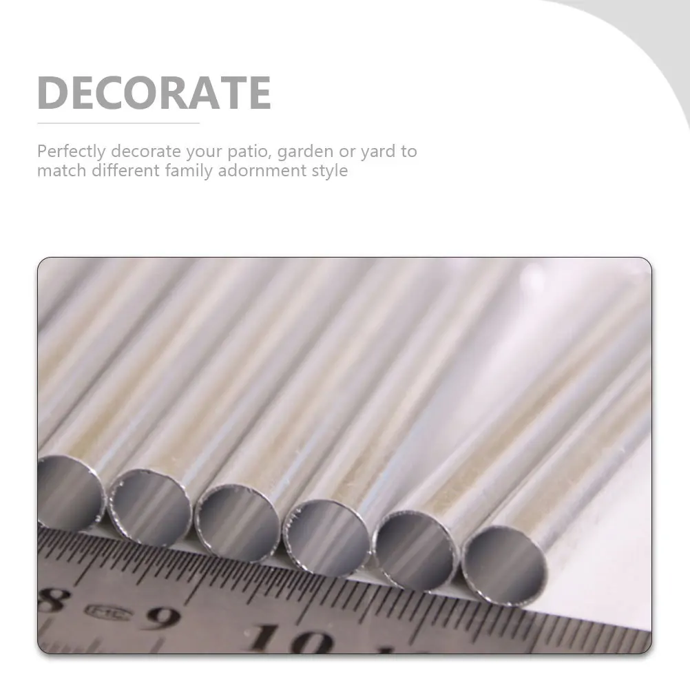 

24Pcs Aluminum Wind Chime Tubes Different Lengths DIY Craft Decoration Garden Patio Supplies Wind Chime Tube DIY