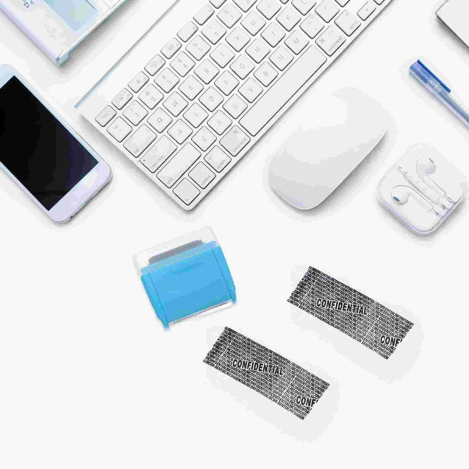 Confidentiality Seal Stamps Identity Theft Protection Roller Privacy Accessory Secret Smudge Pen Unpack