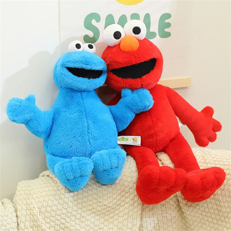 Sesame Street Elmo Big Bird Plush Toy Blue Cookie Monster Plush Doll — Early Education Plush Toys for Children Perfect as Gifts