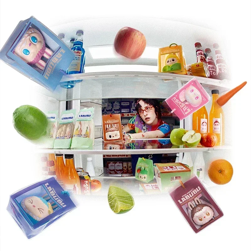 

POP MART LABUBU THE MONSTERS Wacky Mart Series-Squishy Charm Подлинная глухая коробка Mystery Box Kawaii Украшения Статуэтки Домашний декор