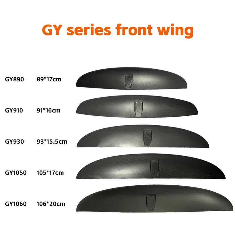 Ultra-Light Carbon Fiber Hydrofoil GY1310 131*20cm Large Blade Interchangeable Front Wing Surfing Other GY Series Available