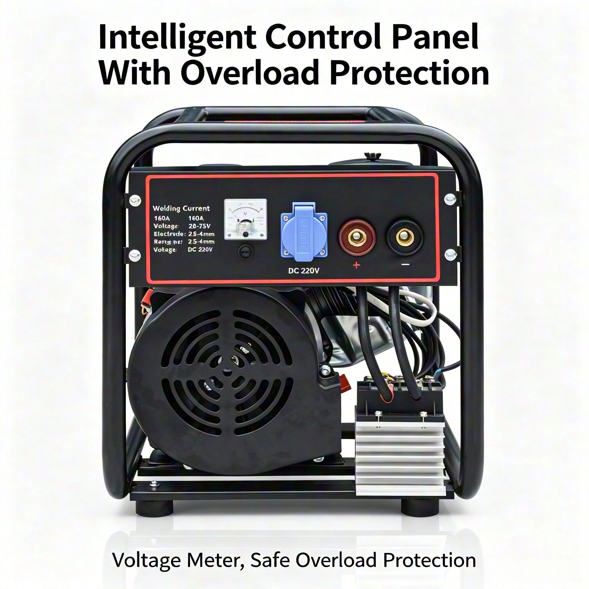 Portable Welder Generator Dual Purpose Engine Driven Arc Welding Power Machine for Outdoor Job Site