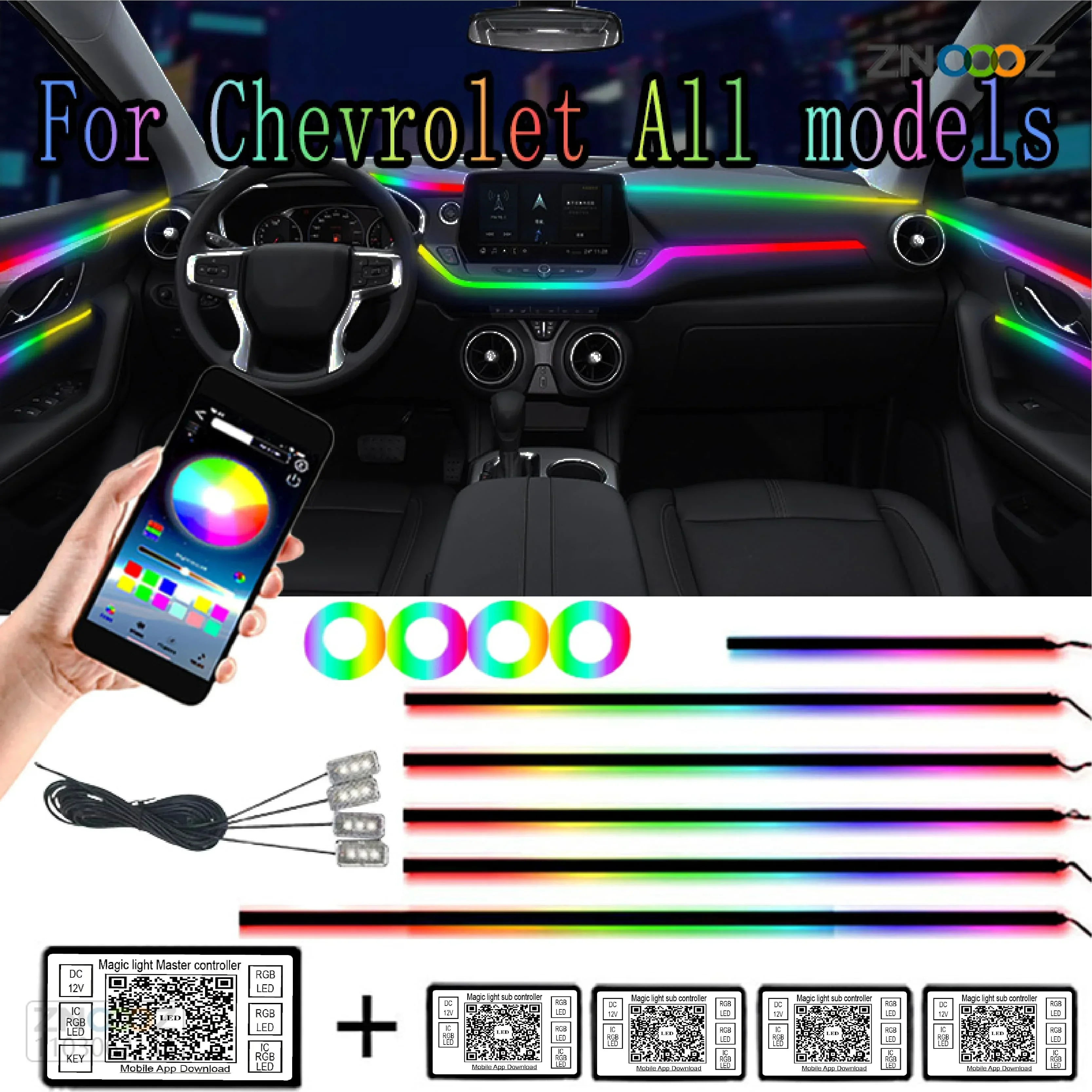 

Для Chevrolet 64 цвет симфония RGB Автомобильная фотосессия интерьер окружающей среды