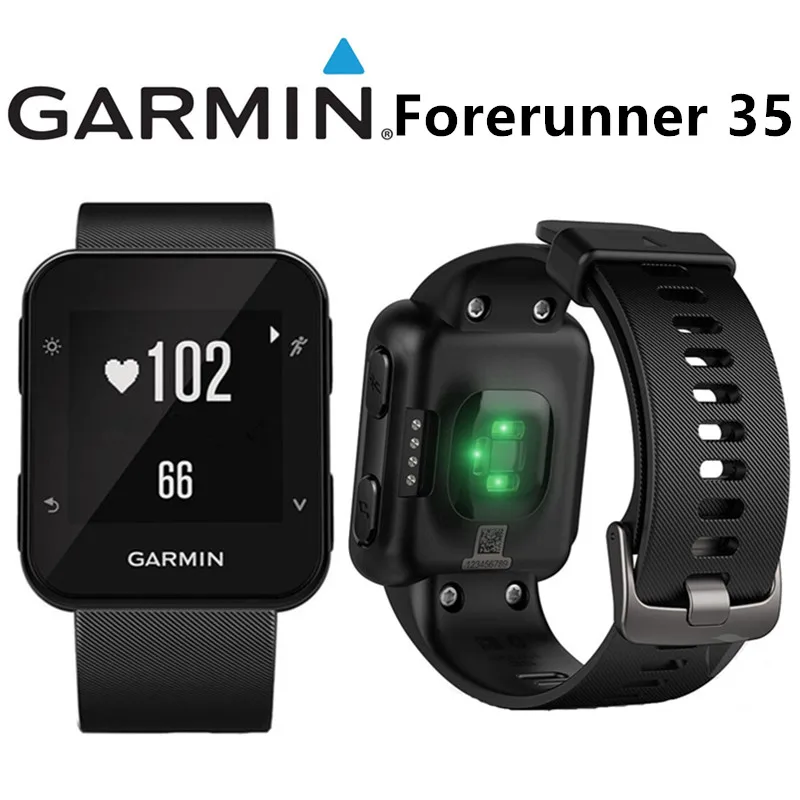 Garmin Forerunner 35 GPS Outdoor Sports Optical Heart Rate Watch Supports Multiple Languages 90% New