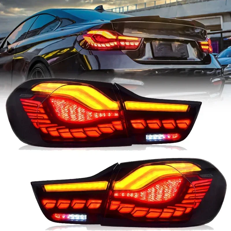 4PCS LED Tail Lamps for BMW F32 F36 425i M4 GTS LED Tail Light Rear Fog Brake Turn Signal Automotive Accessories