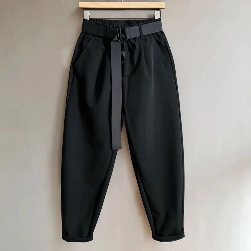 Herbst 2026 Lässige Harlan Friseur-Hose für Herren – Japanische Streetwear Baggy Cargo-Hose mit geradem Bein und schmaler Passform