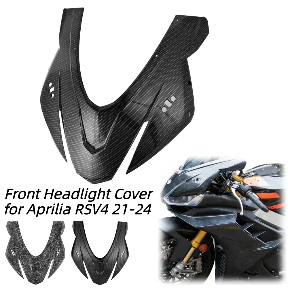 

Motorcycle Front Headlight Cover Fairing for Aprilia RSV4 2021-2024 ABS Plastic Injection Headlamp Guard Motorcycle Accessories