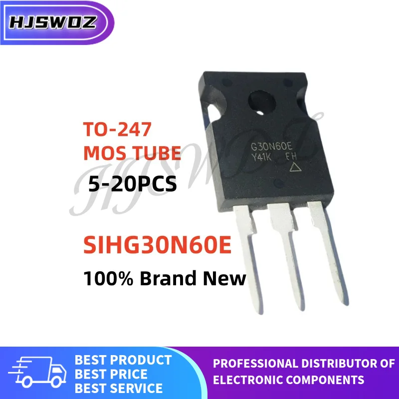 5-20pcs brand new SIHG30N60E G30N60E G30N60 TO-247 MOSFET Field effect power tube